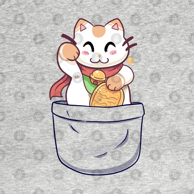 Pocket Lucky Cat by TechraPockets